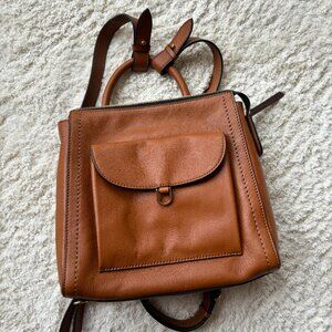 Fossil Parker Leather Mini Backpack